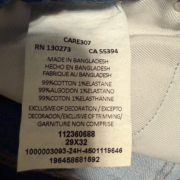 Patchwork Two-Tone Denim Flared Jeans - Blue - Picture 7 of 11